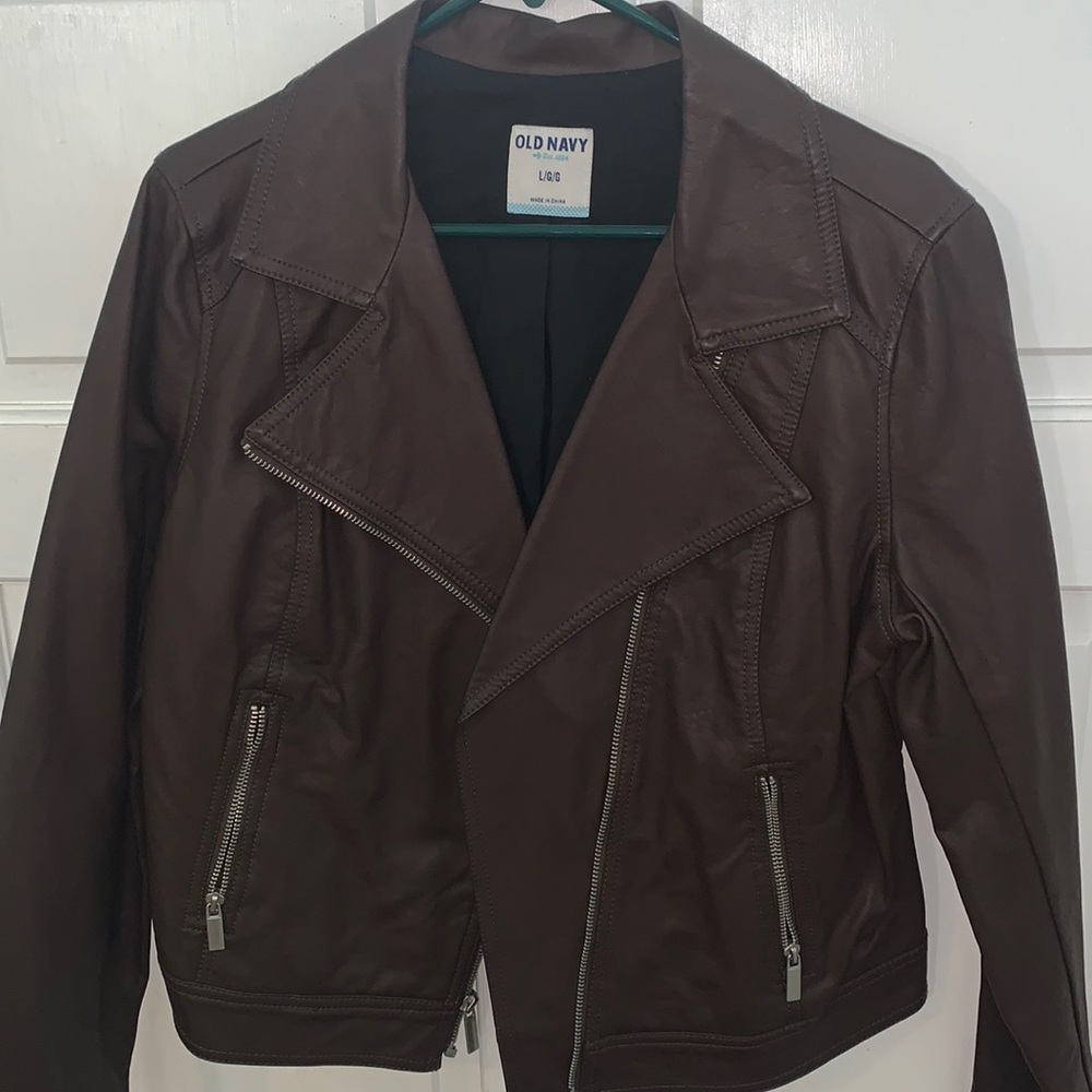 Pleather jacket